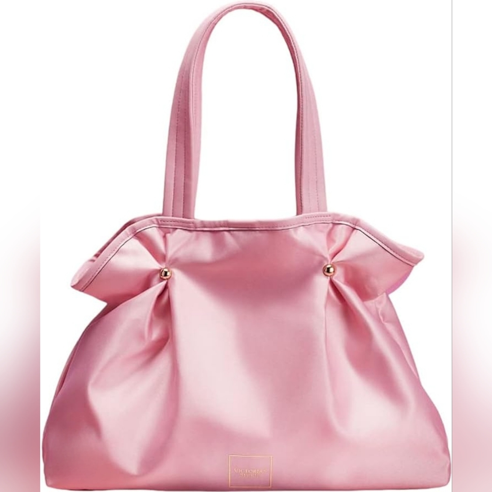 Pink (Satin-Lined) Victoria’s Secret Mini Tote-Bag